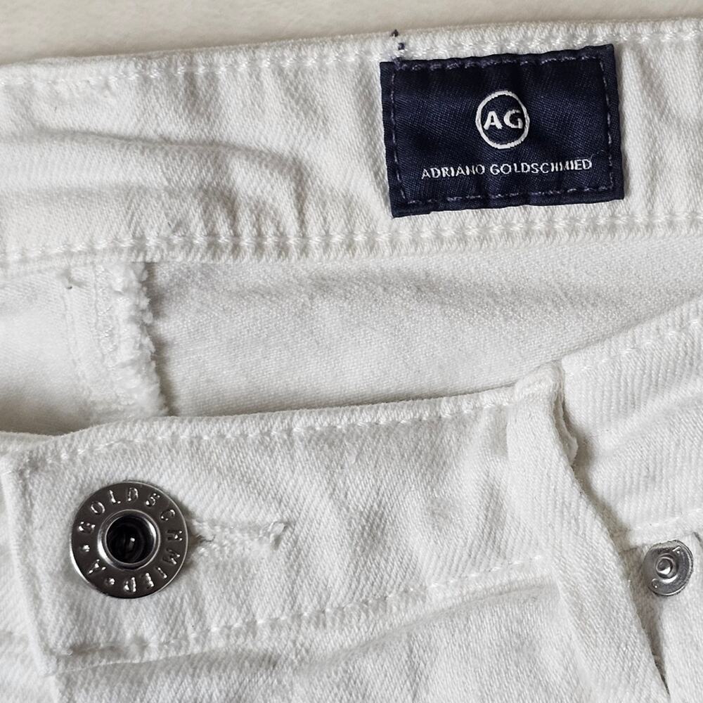 AG Adriano Goldschmied Jeans womens 30R White USA stevie ankle - Picture 7 of 12
